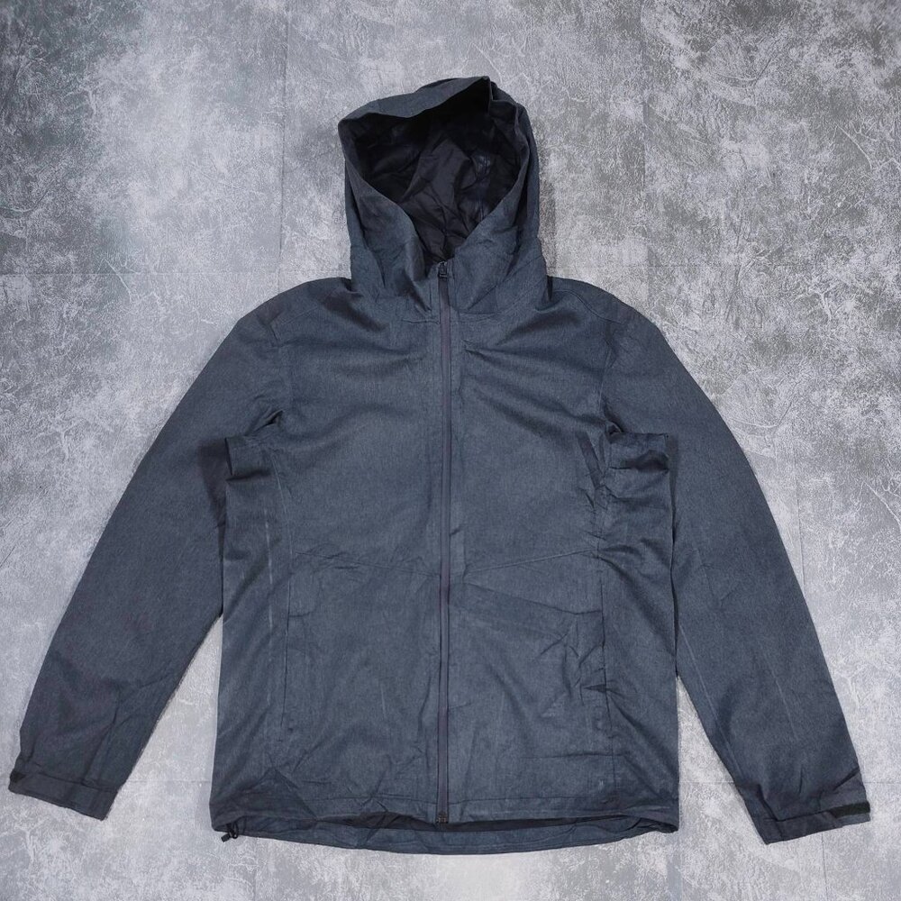 Charcoal Grey Technical Hooded Shell Jacket - image 1